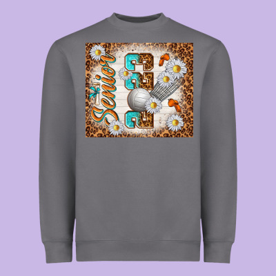 Senior 2023 Volleyball Heavyweight Sweatshirt Designed By Tumblerdesignbyshophia