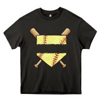 Asphalt custom baseball Heavy Core Tee - MaliasSmallBusiness