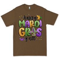 Cacao happy mardi gras y'all Premium Tee - MaliasSmallBusiness