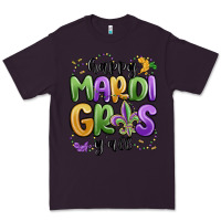 Plum happy mardi gras y'all Premium Tee - MaliasSmallBusiness