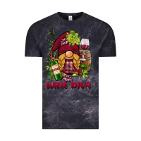 Cloud Black vine diva  gnome Vintage Tee - BarkalooDesign