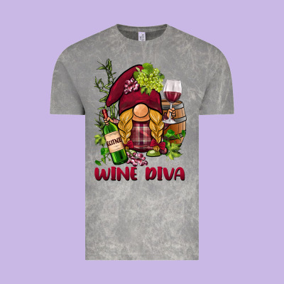Vine Diva  Gnome Vintage Tee Designed By Barkaloodesign
