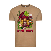 Vintage Coffee vine diva  gnome Vintage Tee - BarkalooDesign