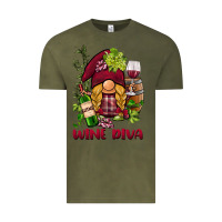 Vintage Olive vine diva  gnome Vintage Tee - BarkalooDesign