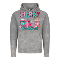Cloud Rock merry christmas pink coffee cups Vintage Hoodie - Jasminsmagicworld