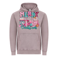 Vintage Zinc merry christmas pink coffee cups Vintage Hoodie - Jasminsmagicworld