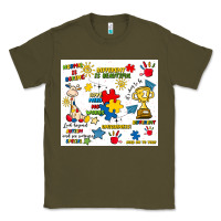 Army Green autism Classic Tee - Artiststas