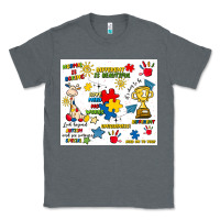 Charcoal Heather autism Classic Tee - Artiststas