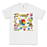 White autism Classic Tee - Artiststas