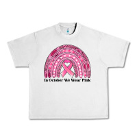 Lunar Rock in october we wear pink breast cancer awareness rainbow Urban Heavy Tee - Jasminsmagicworld