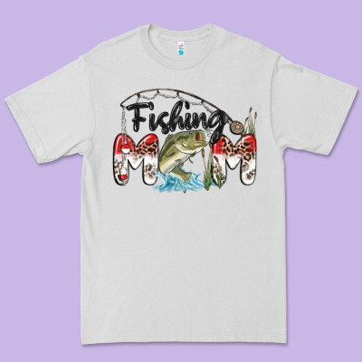 Fishing Mom Premium Tee Designed By Maliassmallbusiness