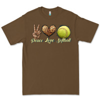 Cacao peace love softball Premium Tee - JahusDesignShop
