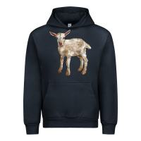 Navy Baby Saanen Goat Urban Hoodie - LillyAllenDesigns