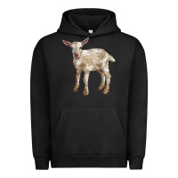 Pigment Black Baby Saanen Goat Urban Hoodie - LillyAllenDesigns