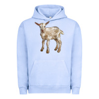 Pigment Grape Ice Baby Saanen Goat Urban Hoodie - LillyAllenDesigns