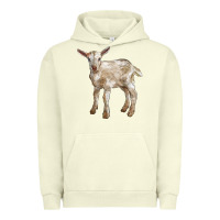 Pigment Pistachio Baby Saanen Goat Urban Hoodie - LillyAllenDesigns