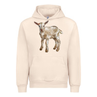 Sandshell Baby Saanen Goat Urban Hoodie - LillyAllenDesigns