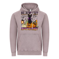 Vintage Zinc black cat apothecary Vintage Hoodie - BarkalooDesign