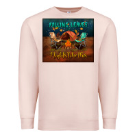 Pale Pink falling leaves and nights like this mouse pad Premium Sweatshirt - BundleAndBundleShop