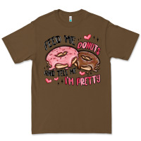 Cacao feed me donuts and tell me i'm pretty Premium Tee - MaliasSmallBusiness