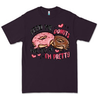 Plum feed me donuts and tell me i'm pretty Premium Tee - MaliasSmallBusiness