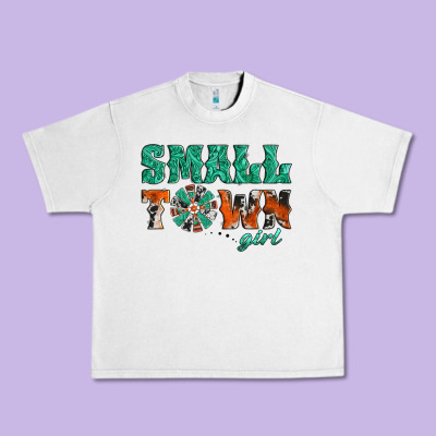 Small Town Girl Western Windmill Urban Heavy Tee Designed By Jasminsmagicworld