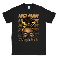 Black melanin afro messy bun Classic Tee - Artiststas