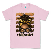 Bubblegum Pink melanin afro messy bun Classic Tee - Artiststas