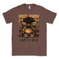 Chestnut melanin afro messy bun Classic Tee - Artiststas