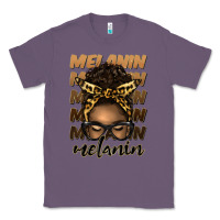 Lavender melanin afro messy bun Classic Tee - Artiststas