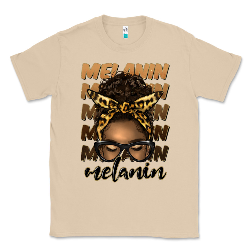 Melanin Afro Messy Bun Classic Tee by Artiststas | Teevron