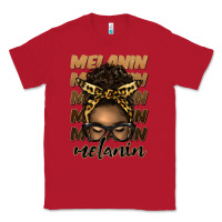 Red melanin afro messy bun Classic Tee - Artiststas