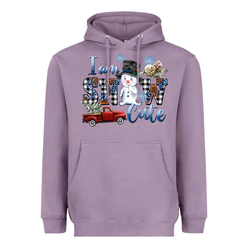 I Am Snow Cute Heavyweight Hoodie by FaDigitalArtStudio | Teevron