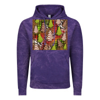 Cloud Purple Christmas cakes western Vintage Hoodie - Jasminsmagicworld
