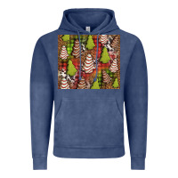 Vintage Denim Christmas cakes western Vintage Hoodie - Jasminsmagicworld