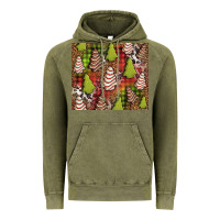 Vintage Olive Christmas cakes western Vintage Hoodie - Jasminsmagicworld