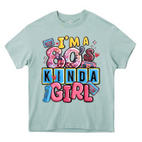 Arona i'm a 80's kinda girl Heavy Core Tee - MaliasSmallBusiness