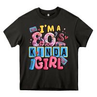 Asphalt i'm a 80's kinda girl Heavy Core Tee - MaliasSmallBusiness