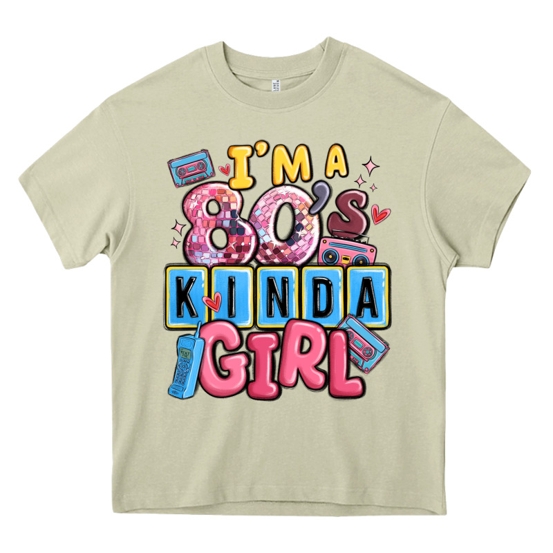 I'm A 80's Kinda Girl Heavy Core Tee by MaliasSmallBusiness | Teevron
