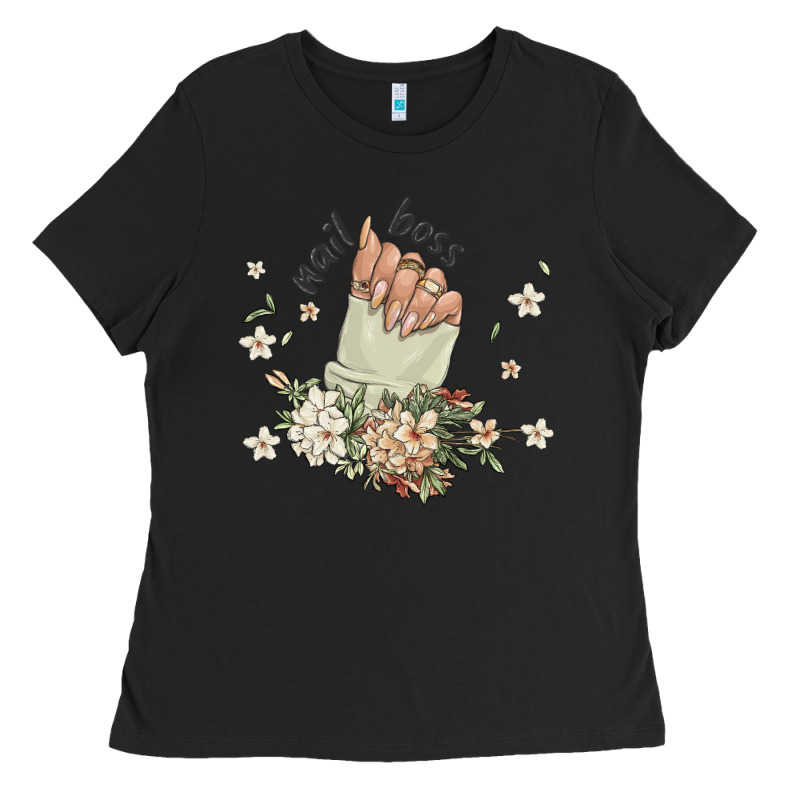 Nail Boss Ladies Tee by MaliasSmallBusiness | Teevron