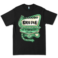 Black st patricks day ırısh pub Premium Tee - MaliasSmallBusiness