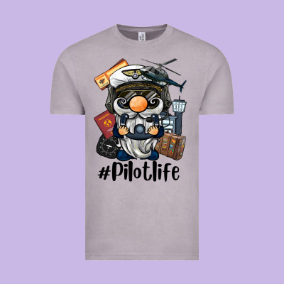 Pilot Life Gnome Vintage Tee Designed By Barkaloodesign