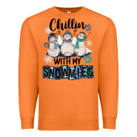 Carrot Chillin With My Snowmies Premium Sweatshirt - FaDigitalArtStudio