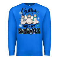 True Royal Chillin With My Snowmies Premium Sweatshirt - FaDigitalArtStudio
