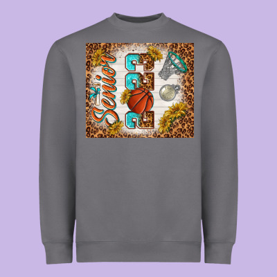 Senior 2023 Basketball Heavyweight Sweatshirt Designed By Tumblerdesignbyshophia