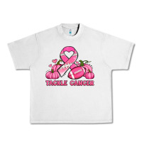 Lunar Rock tackle cancer pumpkins football and ribbon breast cancer awareness Urban Heavy Tee - Jasminsmagicworld