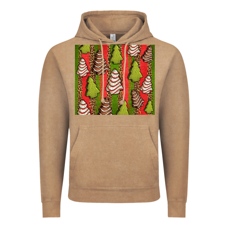 Christmas Cakes Leopard Vintage Hoodie by Jasminsmagicworld | Teevron