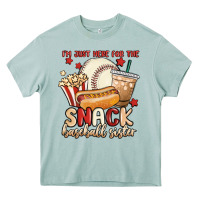 Arona i'm just here for the snack baseball sister Heavy Core Tee - MaliasSmallBusiness