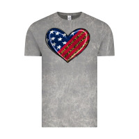 Cloud Rock leopard with american flag Vintage Tee - RanaPortraitStore