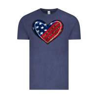 Leopard With American Flag Vintage Tee | Teevron